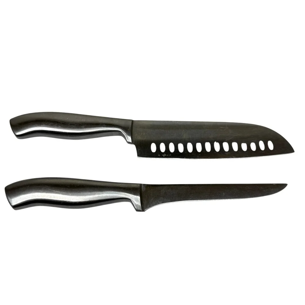 Chicago Cutlery 2-Piece Knife Set: Santoku & Fillet/Boning Knives Stainless